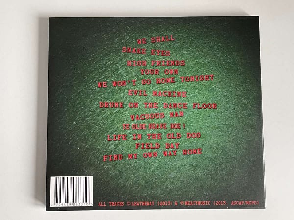 Leatherat Snake Eyes CD back