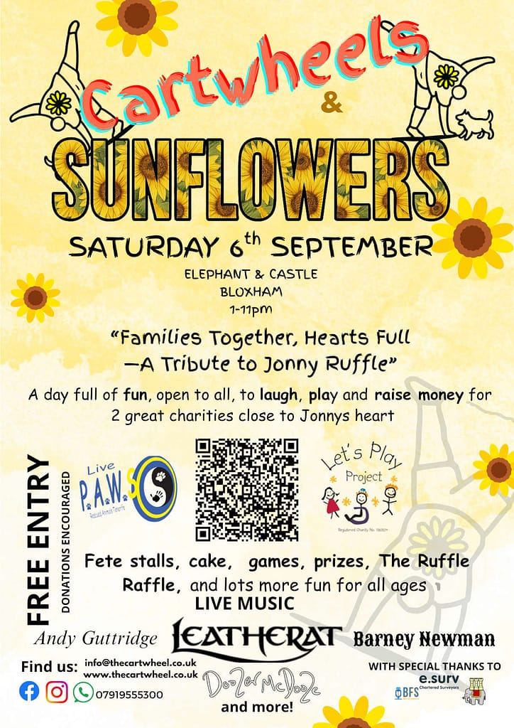 Cartwheels and Sunflowers 6 September 2025 - poster